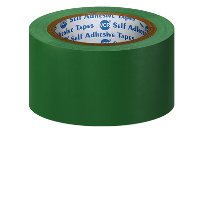 VCR Green Floor Marking Tape - 18 Meters in Length 48mm / 02" Width - Waterproof Social Distancing lane Marking Tape for Safety, Hazard and Caution Warnings