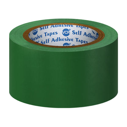 VCR Green Floor Marking Tape - 18 Meters in Length 48mm / 02" Width - Waterproof Social Distancing lane Marking Tape for Safety, Hazard and Caution Warnings