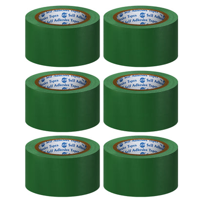 VCR Green Floor Marking Tape - 18 Meters in Length 48mm / 02" Width - Waterproof Social Distancing lane Marking Tape for Safety, Hazard and Caution Warnings