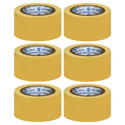 VCR Yellow Floor Marking Tape - 18 Meters in Length 48mm / 02" Width - Waterproof Social Distancing lane Marking Tape for Safety, Hazard and Caution Warnings