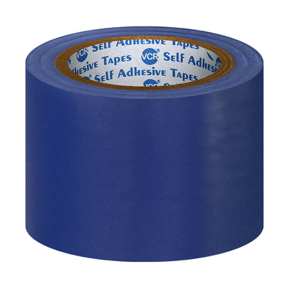 VCR Blue Floor Marking Tape - 18 Meters in Length 72mm / 03" Width - Waterproof Social Distancing lane Marking Tape for Safety, Hazard and Caution Warnings