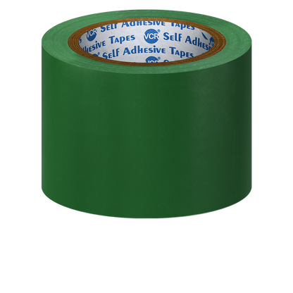 VCR Green Floor Marking Tape - 18 Meters in Length 72mm / 03" Width - Waterproof Social Distancing lane Marking Tape for Safety, Hazard and Caution Warnings