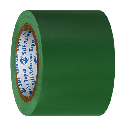 VCR Green Floor Marking Tape - 18 Meters in Length 72mm / 03" Width - Waterproof Social Distancing lane Marking Tape for Safety, Hazard and Caution Warnings