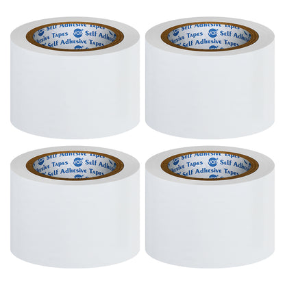 VCR White Floor Marking Tape - 18 Meters in Length 72mm / 03" Width - Waterproof Social Distancing lane Marking Tape for Safety, Hazard and Caution Warnings