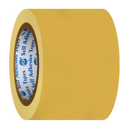 VCR Yellow Floor Marking Tape - 18 Meters in Length 72mm / 03" Width - Waterproof Social Distancing lane Marking Tape for Safety, Hazard and Caution Warnings