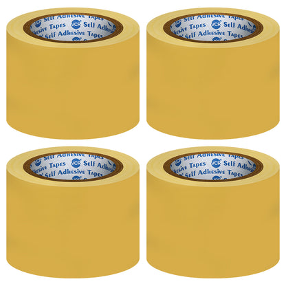 VCR Yellow Floor Marking Tape - 18 Meters in Length 72mm / 03" Width - Waterproof Social Distancing lane Marking Tape for Safety, Hazard and Caution Warnings