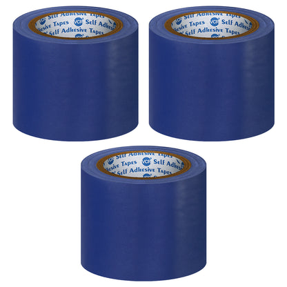 VCR Blue Floor Marking Tape - 18 Meters in Length 96mm / 04" Width - Waterproof Social Distancing lane Marking Tape for Safety, Hazard and Caution Warnings