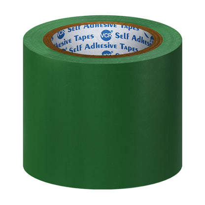 VCR Green Floor Marking Tape - 18 Meters in Length 96mm / 04" Width - Waterproof Social Distancing lane Marking Tape for Safety, Hazard and Caution Warnings