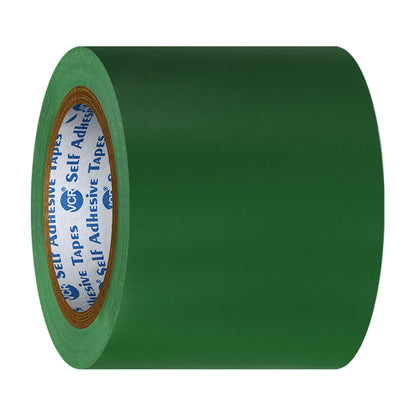 VCR Green Floor Marking Tape - 18 Meters in Length 96mm / 04" Width - Waterproof Social Distancing lane Marking Tape for Safety, Hazard and Caution Warnings