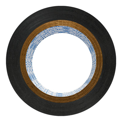 VCR Black Floor Marking Tape - 18 Meters in Length 72mm / 03" Width - Waterproof Social Distancing lane Marking Tape for Safety, Hazard and Caution Warnings