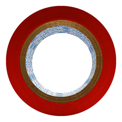 VCR Red Floor Marking Tape - 18 Meters in Length 72mm / 03" Width - Waterproof Social Distancing lane Marking Tape for Safety, Hazard and Caution Warnings