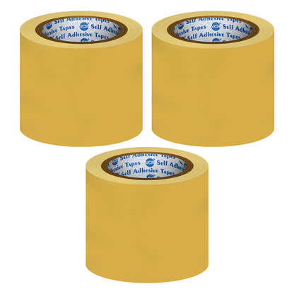 VCR Yellow Floor Marking Tape - 18 Meters in Length 96mm / 04" Width - Waterproof Social Distancing lane Marking Tape for Safety, Hazard and Caution Warnings