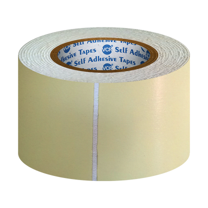 VCR Double Side White Foam Tape - 10 Meters in Length - 72mm / 3" Width - Multipurpose usage, Best for Mounting, Strong Adhesion for Walls, Crafts work and fixing Furnitures