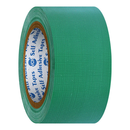 VCR Green Duct Tape - 18 Meters in Length 48mm / 2" Width - Strong Book Binding Tape - Waterproof Heavy Duty Duct Tape