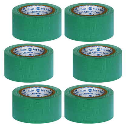 VCR Green Duct Tape - 18 Meters in Length 48mm / 2" Width - Strong Book Binding Tape - Waterproof Heavy Duty Duct Tape