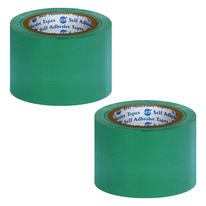 VCR Green Duct Tape - 18 Meters in Length 72mm / 3" Width- Strong Book Binding Tape - Waterproof Heavy Duty Duct Tape