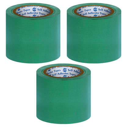 VCR Green Duct Tape - 18 Meters in Length 96mm / 4" Width - Strong Book Binding Tape - Waterproof Heavy Duty Duct Tape