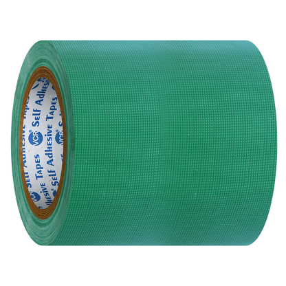 VCR Green Duct Tape - 18 Meters in Length 144mm / 6" Width - Strong Book Binding Tape - Waterproof Heavy Duty Duct Tape