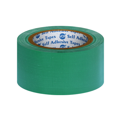 VCR Green Duct Tape - 18 Meters in Length 48mm / 2" Width - Strong Book Binding Tape - Waterproof Heavy Duty Duct Tape