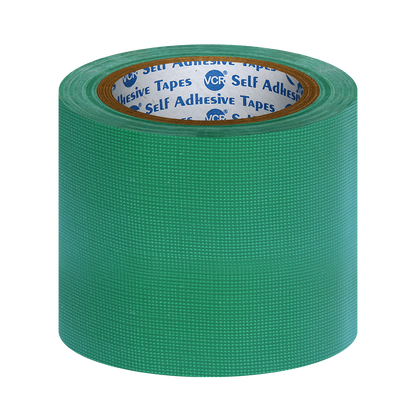 VCR Green Duct Tape - 18 Meters in Length 96mm / 4" Width - Strong Book Binding Tape - Waterproof Heavy Duty Duct Tape