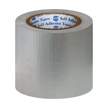 VCR Grey Duct Tape - 18 Meters in Length 120mm / 5" Width - Strong Book Binding Tape - Waterproof Heavy Duty Duct Tape