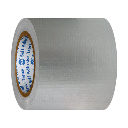 VCR Grey Duct Tape - 45 Meters in Length 120mm / 5" Width - Strong Book Binding Tape - Waterproof Heavy Duty Duct Tape