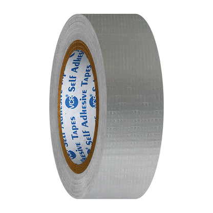 VCR Grey Duct Tape - 18 Meters in Length 24mm / 1" Width - Strong Book Binding Tape - Waterproof Heavy Duty Duct Tape