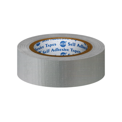 VCR Grey Duct Tape - 45 Meters in Length 24mm / 1" Width - Strong Book Binding Tape - Waterproof Heavy Duty Duct Tape