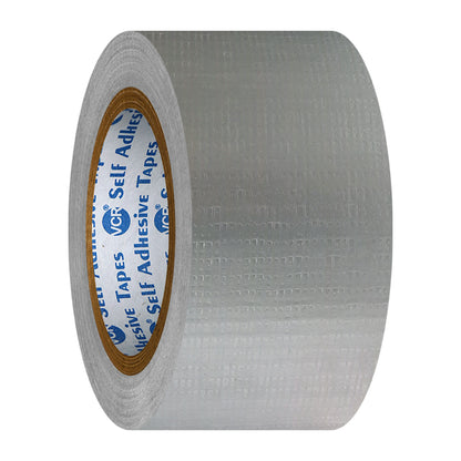 VCR Grey Duct Tape - 18 Meters in Length 48mm / 2" Width - Strong Book Binding Tape - Waterproof Heavy Duty Duct Tape