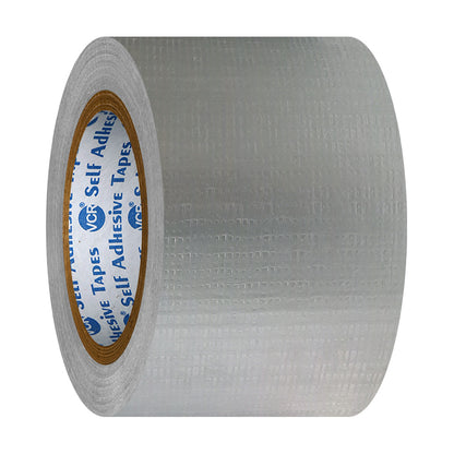 VCR Grey Duct Tape - 18 Meters in Length 72mm / 3" Width - Strong Book Binding Tape - Waterproof Heavy Duty Duct Tape