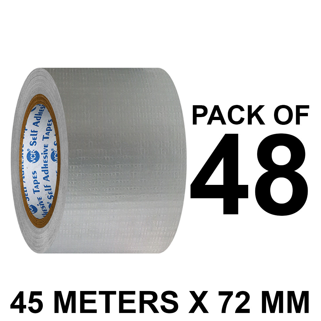 VCR Grey Heavy Duty Duct Tape 72mm x 45 Meters