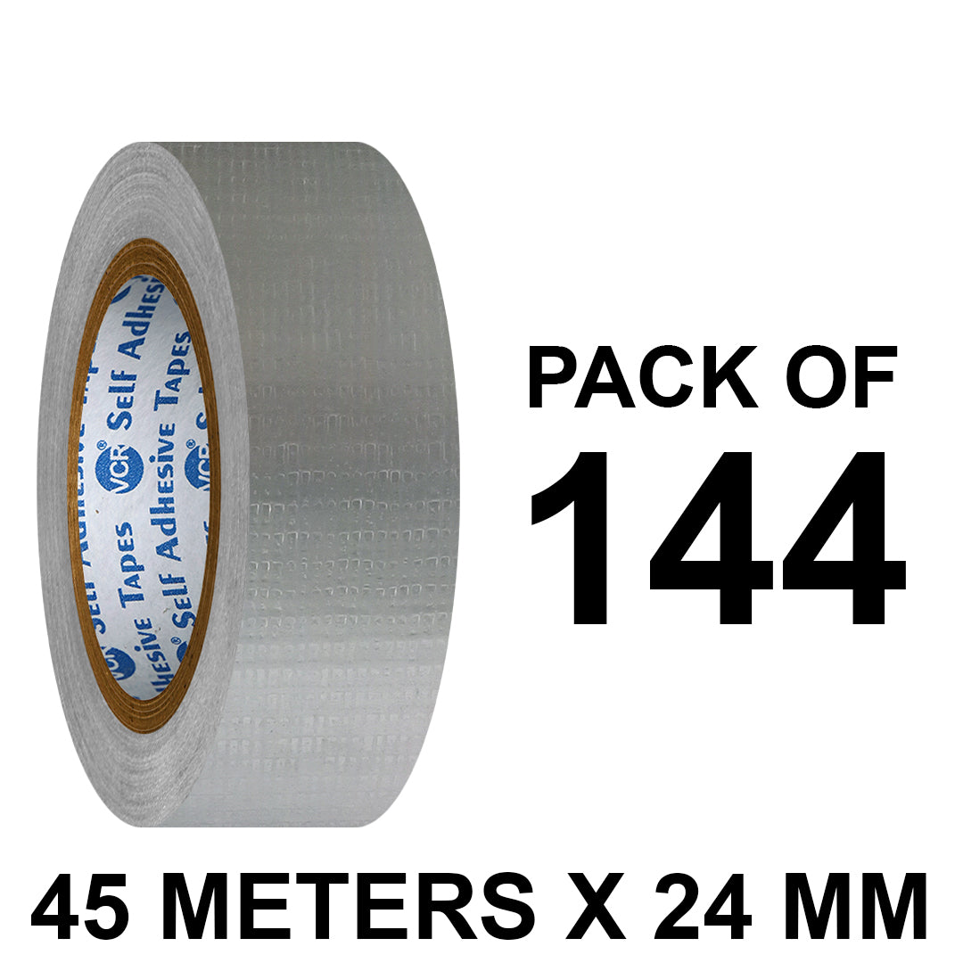 VCR Grey Duct Tape for Repair and Bundling 45m x 24mm