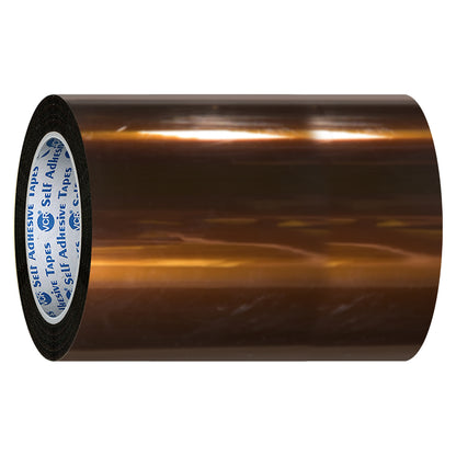 VCR kapton Tape 192mm / 08 inches Width - 33 Meters in Length - Amber Color - Pack of 1 Roll