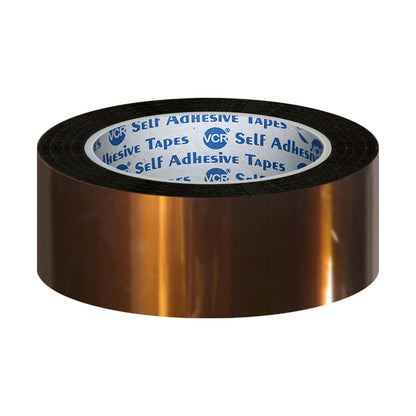 VCR kapton Tape 20mm / 0.80 inches Width - 33 Meters in Length - Amber Color - Pack of 1 Roll