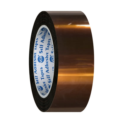 VCR kapton Tape 20mm / 0.80 inches Width - 33 Meters in Length - Amber Color - Pack of 1 Roll