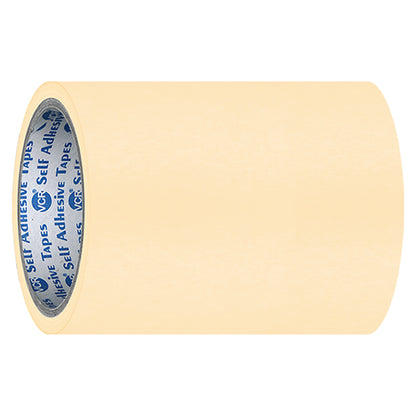 VCR Masking Tape - 20 Meters in Length 168mm / 07" Width - Easy Tear Tape, Best for Carpenter, Labelling, Painting and leaves no residue after a peel.
