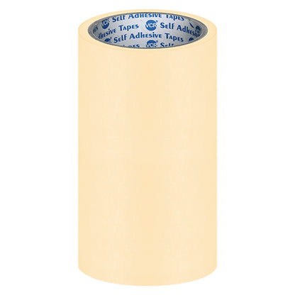 VCR Masking Tape - 20 Meters in Length 216mm / " 09" Width - Easy Tear Tape, Best for Carpenter, Labelling, Painting and leaves no residue after a peel.