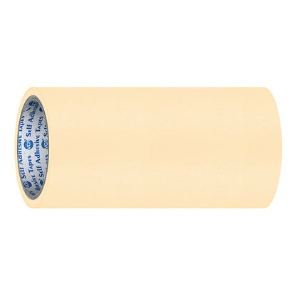 VCR Masking Tape - 20 Meters in Length 240mm / " 10" Width - Easy Tear Tape, Best for Carpenter, Labelling, Painting and leaves no residue after a peel.