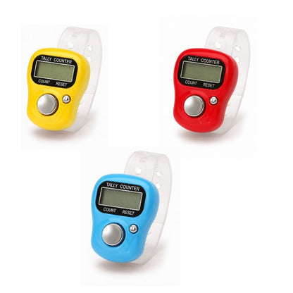 VCR 5-Digit Multicolor Mini Tally Counter Finger Ring with LCD Display, Reset Button & Adjustable Strap for Japa Mala, Meditation, Sports, Knitting, Running & Events