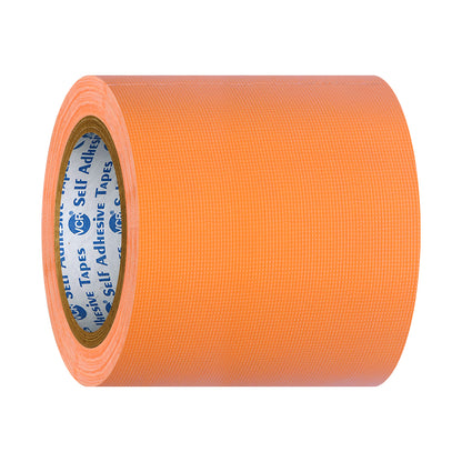VCR Orange Duct Tape - 18 Meters in Length 120mm / 5" Width - Strong Book Binding Tape - Waterproof Heavy Duty Duct Tape