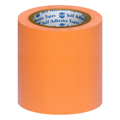 VCR Orange Duct Tape - 18 Meters in Length 144mm / 6" Width - Strong Book Binding Tape - Waterproof Heavy Duty Duct Tape
