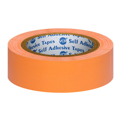 VCR Orange Duct Tape - 18 Meters in Length 24mm / 1" Width - Strong Book Binding Tape - Waterproof Heavy Duty Duct Tape