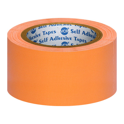 VCR Orange Duct Tape - 18 Meters in Length 48mm / 2" Width - Strong Book Binding Tape - Waterproof Heavy Duty Duct Tape