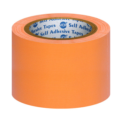 VCR Orange Duct Tape - 18 Meters in Length 72mm / 3" Width - Strong Book Binding Tape - Waterproof Heavy Duty Duct Tape