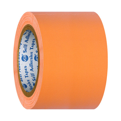 VCR Orange Duct Tape - 18 Meters in Length 72mm / 3" Width - Strong Book Binding Tape - Waterproof Heavy Duty Duct Tape