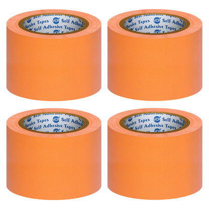 VCR Orange Duct Tape - 18 Meters in Length 72mm / 3" Width - Strong Book Binding Tape - Waterproof Heavy Duty Duct Tape