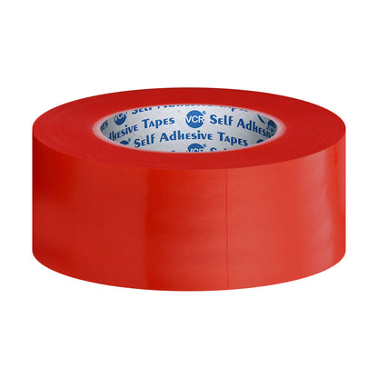 VCR RED Strong Acrylic Transparent Adhesive - Double Sided Heat Resistant - (Polyester Tape) - 45 Meters in Length - 36mm Width - 1 Roll Per Pack