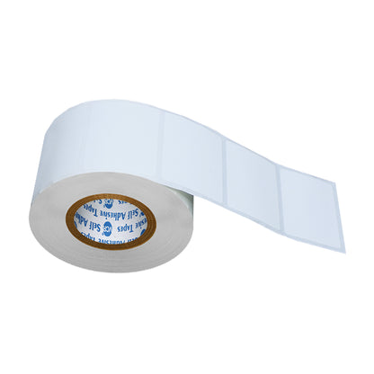 VCR 2 x 1.5 Direct Thermal Barcode Label Sticker - 2 x 1.5 inches - 50mm x 38mm - 1000 Labels Per Roll - Pack of 1 Roll - White Self Adhesive Sticker for Printing Barcoding Labels 1 inch core