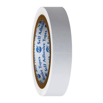 VCR Double Side Tissue Tape - 45 Meters in Length - 18mm / 0.75" Width - Easy Tear for Double Sided Adhesive Use, Best for Arts, Crafts, Photography, Scrapbooking.
