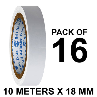 VCR Double Side Tissue Tape - 10 Meters in Length - 18mm / 0.75" Width - Easy Tear for Double Sided Adhesive Use, Best for Arts, Crafts, Photography, Scrapbooking.